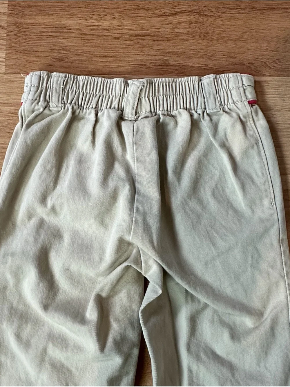 Gymboree Vintage Toddler Girl Apple Pocket Khaki Pants Size 2 T